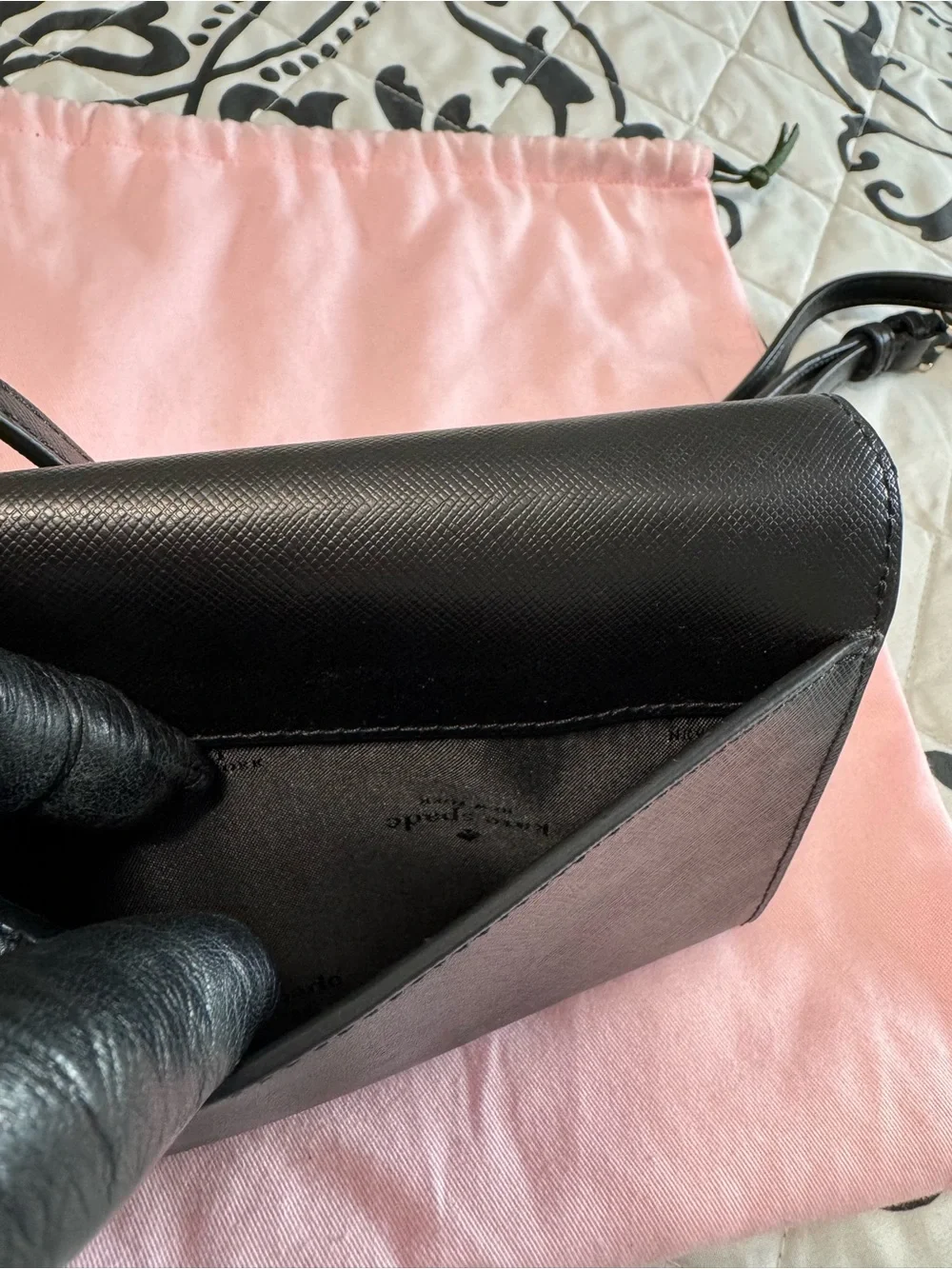 Kate Spade Black Crossbody handbag purse